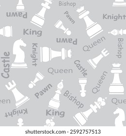 Chess hang out ,seamless pattern, Background, Perfect for fabric,