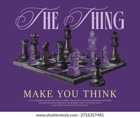 Chess High-Quality T-Shirt Printing design, custom apparel, Strategic Chess Vector trendy t shirt, Chessboard Vector illustration design for fashion graphics, t-shirts, prints, posters, gifts.