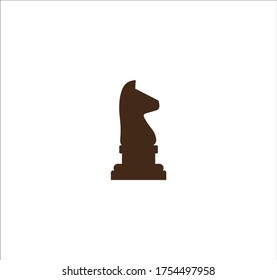 chess horse figure. illustration for web and mobile design.