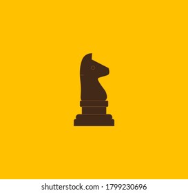 chess horse figure. illustration for web and mobile design.