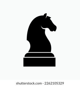 Chess Horse Icon. Strategy, Tactics Symbol.