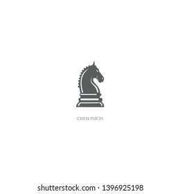 chess horse Illustration concept logo