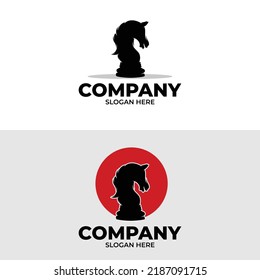 Chess horse logo design inspiration