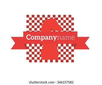 chess horse logo template

