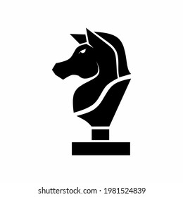 chess horse symbol or icon