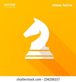Chess horse vector figure