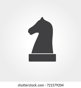 Chess horse vector icon