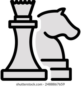 Chess Icon. Chesse Game Tournament