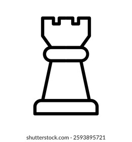chess icon color editable on white background