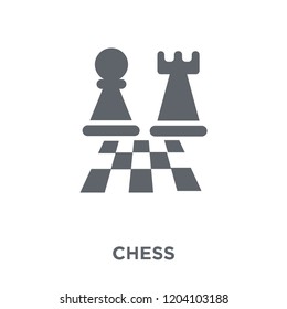 Chess icon. Chess design concept from Arcade collection. Simple element vector illustration on white background.