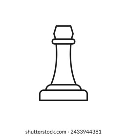 Chess icon design, isolated on white background, vector illustration