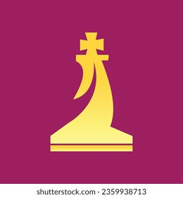 chess icon design chess logo concept 