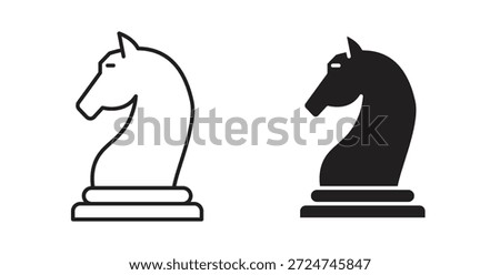 Chess icon. filled flat sign for mobile concept and web design