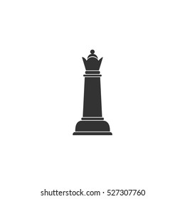 Chess icon flat. Illustration isolated vector sign symbol