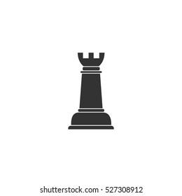 Chess icon flat. Illustration isolated vector sign symbol