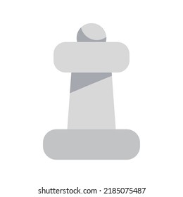 Chess Icon with Flat Style