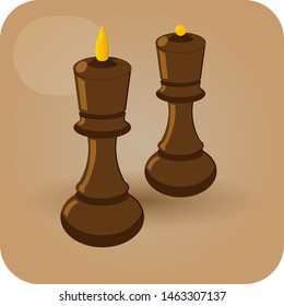 Chess icon for game application