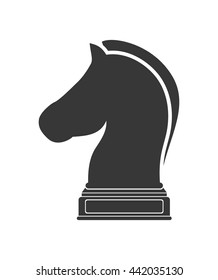 Chess icon. Game design. vector graphic