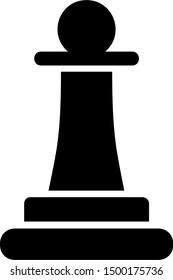 The chess icon. Game symbol. Flat Vector illustration