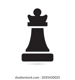 The chess icon. Game symbol. Flat Vector illustration