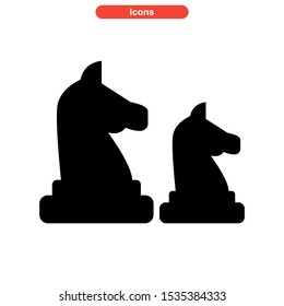 chess icon isolated sign symbol vector illustration - high quality black style vector icons
