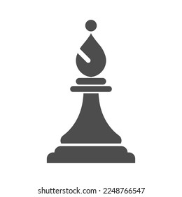 Chess icon logo design illustration