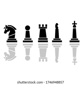 Chess icon logo easy to use