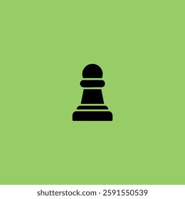 Chess icon logo flat vector design