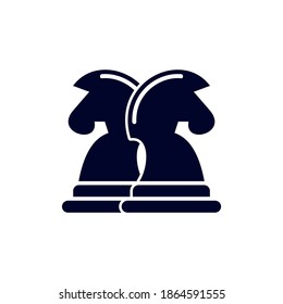 Chess icon logo vector template, Creative Gambling design icon symbol Illustration