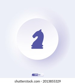 chess Icon. Multimedia and technology icons. Well-crafted Pixel Perfect Vector Icons. Vector illustration