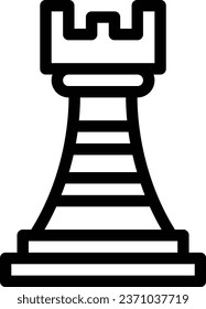 Icono de ajedrez sobre fondo transparente