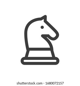 Schachsymbol auf weißem Hintergrund