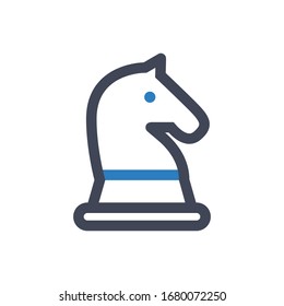 Schachsymbol auf weißem Hintergrund
