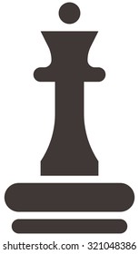 Chess icon - chess queen