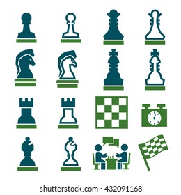 chess icon set
