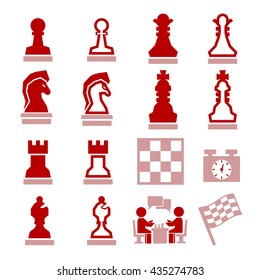 chess icon set