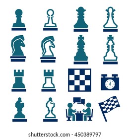 chess icon set