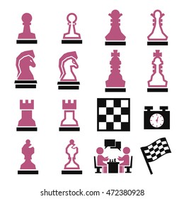 chess icon set