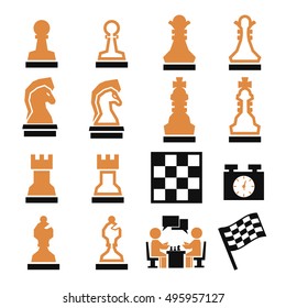 chess icon set