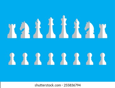 Chess icon. Set of Chess. Vector Illustration eps10