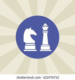 chess icon. sign design. background