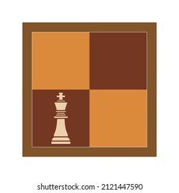 Chess icon, Strategy, Checkmate. Vector illustration