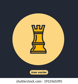Chess icon. Chess Strategy symbol template for graphic and web design collection logo vector illustration