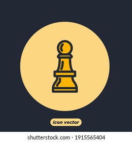 Chess icon. Chess Strategy symbol template for graphic and web design collection logo vector illustration