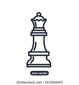 Chess icon. Chess Strategy symbol template for graphic and web design collection logo vector illustration