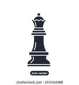 Chess icon. Chess Strategy symbol template for graphic and web design collection logo vector illustration