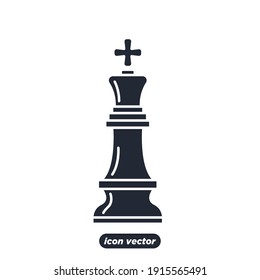 Chess icon. Chess Strategy symbol template for graphic and web design collection logo vector illustration