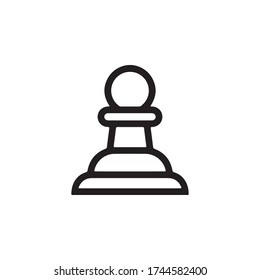 Chess Icon In Trendy Design Vector Eps 10