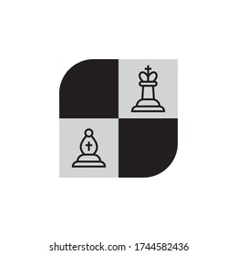 Chess Icon In Trendy Design Vector Eps 10