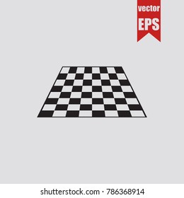 Chess icon in trendy isolated on grey background.Vector illustration.